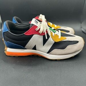 New Balance 327 GS327PBB Summer Fog Sneakers Multi Color Boy's Size 7